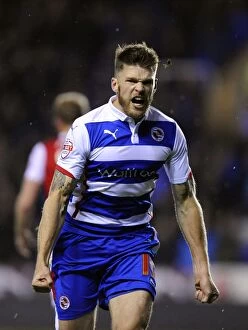 Reading v Rotherham United Collection: Jamie Mackie Scores the Opener: Reading vs. Rotherham United in Championship Action at Madejski