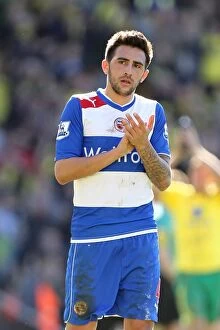 Images Dated 20th April 2013: Jem Karacan Faces Off in Intense Barclays Premier League Clash Against Norwich City at Carrow Road