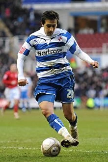 Images Dated 13th February 2010: Jem Karacan's Epic FA Cup Showdown: Reading FC vs. West Bromwich Albion at Madejski Stadium
