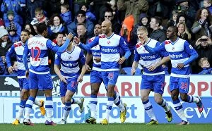Images Dated 2nd February 2013: Jimmy Kebe's Thrilling Goal: Reading Takes the Lead Against Sunderland in the Premier League