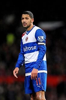 Images Dated 6th January 2007: Jobi McAnuff at Old Trafford: Reading vs. Manchester United - Barclays Premier League (16-03-2013)