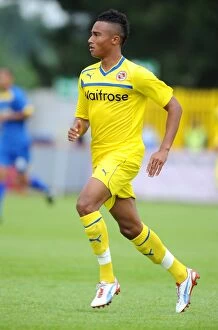 Images Dated 14th July 2012: Jordan Obita in Pre-Season Action: Reading FC vs AFC Wimbledon at The Cherry Red Records Stadium