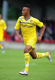 Images Dated 14th July 2012: Jordan Obita of Reading FC in Action against AFC Wimbledon at The Cherry Red Records Stadium