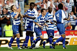 Images Dated 23rd September 2006: Kevin Doyle & the team celebrate his goal