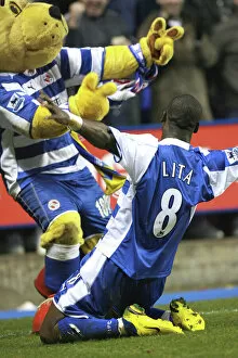 Images Dated 2nd January 2007: Kingsley shows Leroy how to really celebrate his goal
