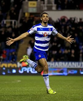 Images Dated 2nd January 2016: Late Drama: Nick Blackman Scores the Winner as Reading Edge Past Bristol City in Sky Bet