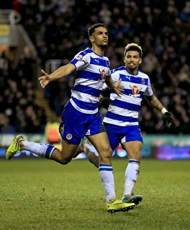 Reading v Bristol City Collection: Late Drama: Nick Blackman Scores the Winning Goal for Reading Against Bristol City in Sky Bet