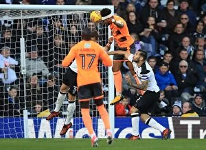 Images Dated 4th November 2017: Liam Moore Scores First: Reading's Triumphant Moment at Pride Park in Derby County Championship