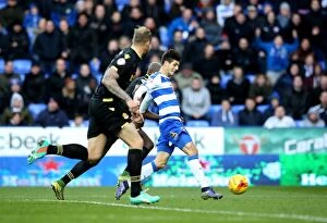Images Dated 21st November 2015: Lucas Piazon Nets First Goal for Reading: Championship Showdown Against Bolton Wanderers at