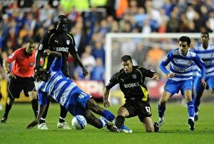 Images Dated 13th May 2011: Manset vs. Keinan: A Battle in the Npower Championship Play-Off Semi-Final - Reading vs