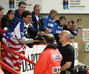 Marcus Hahnemann gives his shirt to a Royals fan after the game at Charlton Marcus Hahnemann gives his shirt to a Royals fan after the game at Charlton