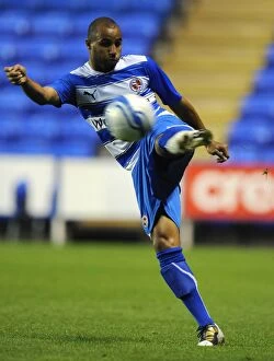 Images Dated 27th July 2010: Marcus Williams in Action: Reading FC vs. Wolverhampton Wanderers - Pre-Season Thriller