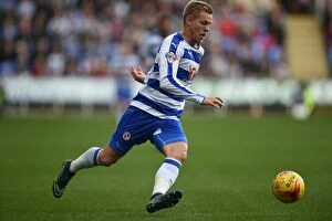 Images Dated 31st October 2015: Matej Vydra's Epic Duel: Reading vs. Brighton & Hove Albion in Sky Bet Championship at Madejski