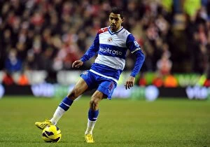 Images Dated 17th December 2012: McAnuff at Madjeski Stadium: Reading FC vs Arsenal, Barclays Premier League (17-12-2012)