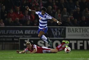 Images Dated 20th October 2015: McCleary vs. Green: Intense Battle in the Sky Bet Championship - Rotherham United vs