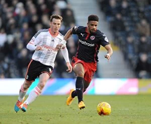 Images Dated 17th January 2015: McCleary's Triumph: A Championship Showdown - Garath McCleary Outmaneuvers Scott Parker