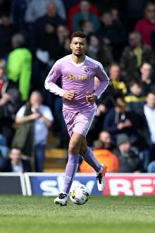 Leeds United v Reading Collection: Michael Hector in Action: Championship Showdown at Elland Road - Leeds United vs. Reading