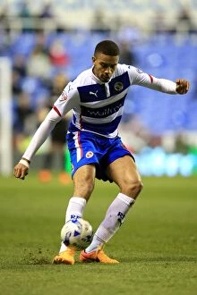 Images Dated 22nd April 2015: Michael Hector in Action: Reading FC vs Birmingham City, Sky Bet Championship at Madejski Stadium