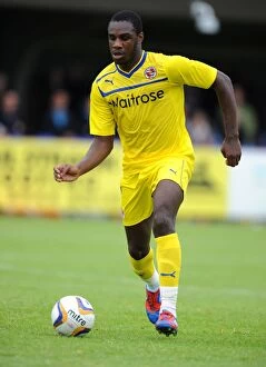 Images Dated 14th July 2012: Michail Antonio at The Cherry Red Records Stadium: AFC Wimbledon vs. Reading - Pre-Season Friendly