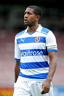 Images Dated 23rd July 2011: Mikele Leigertwood in Pre-Season Action: Reading FC vs Northampton Town at Sixfields Stadium