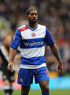 Images Dated 27th October 2012: Mikele Leigertwood vs Fulham: A Battle in the Barclays Premier League at Madejski Stadium
