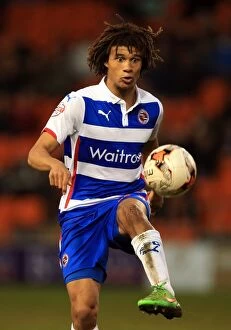 Blackpool v Reading Collection: Nathan Ake in Action: Reading vs. Blackpool, Sky Bet Championship