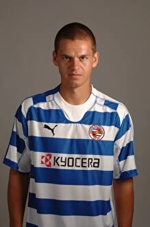 Images Dated 9th August 2007: New Star Ulises De La Cruz Shines at Reading Football Club