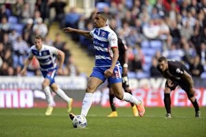 Images Dated 25th October 2014: Nick Blackman Scores Penalty: Reading's Third Goal Against Blackpool in Sky Bet Championship at