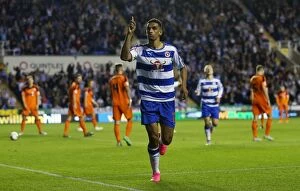 Images Dated 11th September 2015: Nick Blackman Scores Reading's Third: Reading FC vs Ipswich Town in Sky Bet Championship at