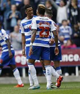 Images Dated 3rd October 2015: Nick Blackman's Brace: Reading Football Club's Second Goal vs. Middlesbrough in Sky Bet Championship