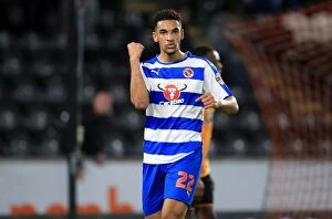 Images Dated 16th December 2015: Nick Blackman's Historic Goal: Reading's First in Hull City's KC Stadium, Sky Bet Championship