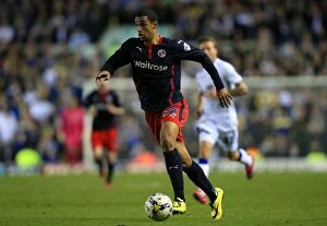 Images Dated 1st October 2014: Nick Blackman's Thrilling Performance: Leeds United vs. Reading - Sky Bet Championship at Elland