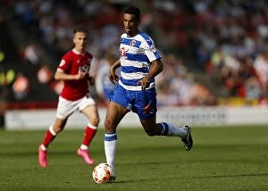 Images Dated 19th September 2015: Nick Blackman's Unforgettable Performance: Reading FC vs. Bristol City in Sky Bet Championship at