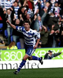 Nicky Shorey celebrates his goal