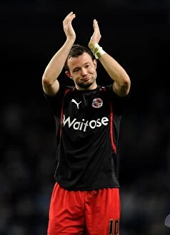 Images Dated 14th March 2011: Noel Hunt's Disappointed Farewell: Reading FC's Heartbreaking Sixth Round Exit at Manchester City
