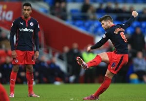 Images Dated 24th January 2015: Oliver Norwood's Dramatic FA Cup Free-Kick Saves Reading's Fourth Round Bid at Cardiff City Stadium