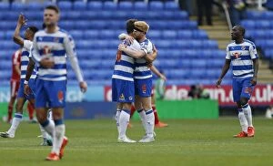 Reading v Middlesbrough Collection: Paul McShane's Euphoric Moment: Reading Clinch Victory Over Middlesbrough in Sky Bet Championship