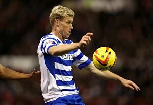Images Dated 29th November 2013: Pavel Pogrebnyak Leads Reading in Sky Bet Championship Showdown against Nottingham Forest at City
