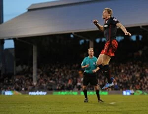 Images Dated 17th January 2015: Pavel Pogrebnyak's Hidden Goal: Reading's First Strike in Fulham vs. Reading, Sky Bet Championship
