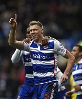 Reading v Sheffied Wednesday Collection: Pavel Pogrebnyak's Thrilling Game-Changer: Reading's First Goal Against Sheffield Wednesday in Sky