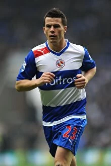 Images Dated 9th March 2013: Reading FC: Ian Harte at Madjeski Stadium During Reading vs Aston Villa, Premier League (09-03-2013)