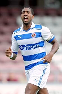 Images Dated 23rd July 2011: Reading FC: Mikele Leigertwood in Action vs Northampton Town