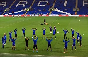 Images Dated 21st November 2014: Reading FC Players Prepare for Sky Bet Championship Showdown at Cardiff City Stadium