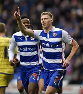 Reading v Sheffied Wednesday Collection: Reading FC: Pogrebnyak and Chalobah Celebrate First Goal Against Sheffield Wednesday in Sky Bet