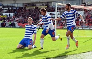 Images Dated 26th April 2014: Reading FC in Sky Bet Championship: Doncaster Rovers vs. Reading (2013-14)