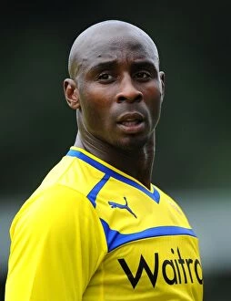 Images Dated 14th July 2012: Reading FC vs. AFC Wimbledon: Jason Roberts at The Cherry Red Records Stadium (Pre-Season Friendly)