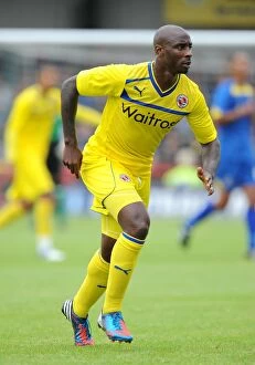 Images Dated 14th July 2012: Reading FC vs AFC Wimbledon: Jason Roberts at The Cherry Red Records Stadium (Pre-Season Friendly)