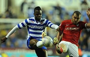 Images Dated 25th March 2014: Reading FC vs Barnsley: 2013-14 Sky Bet Championship Showdown