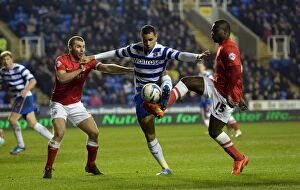Images Dated 25th March 2014: Reading FC vs Barnsley: 2013-14 Sky Bet Championship Clash