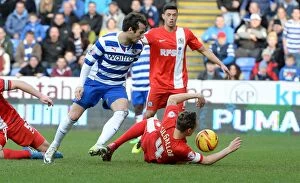 Images Dated 22nd February 2014: Reading FC vs. Blackburn Rovers: Sky Bet Championship Showdown (2013-14)